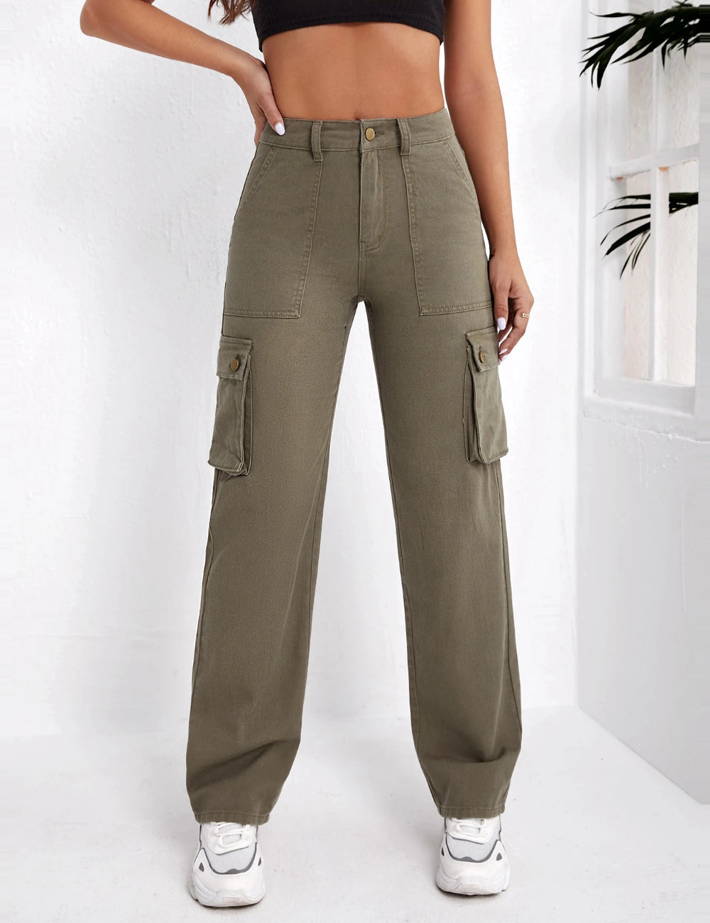 Shein nadrág, khaki