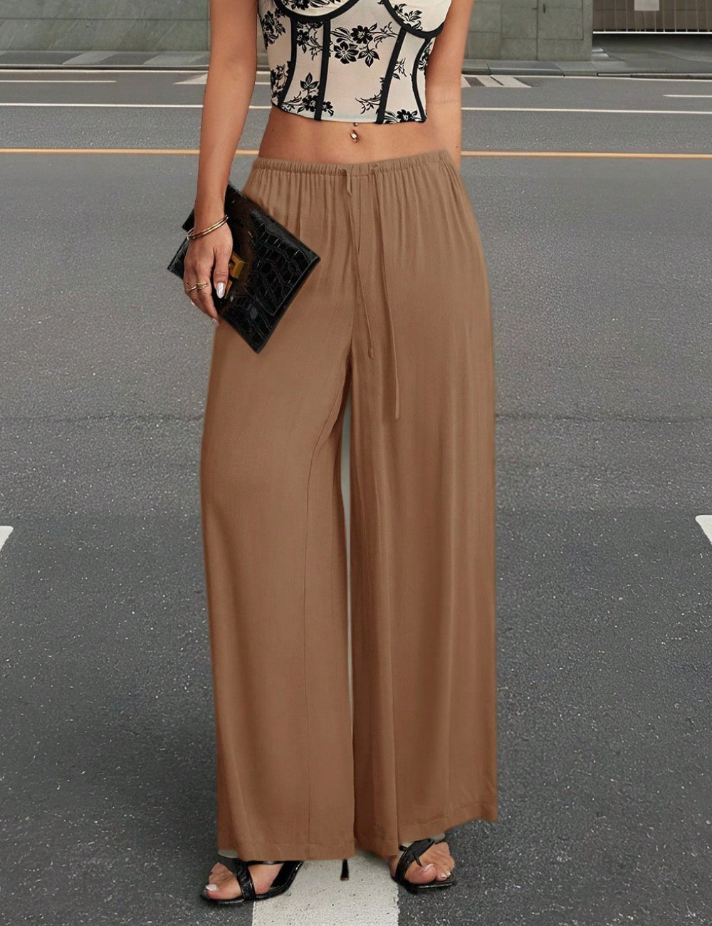 Pantaloni Shein, maro