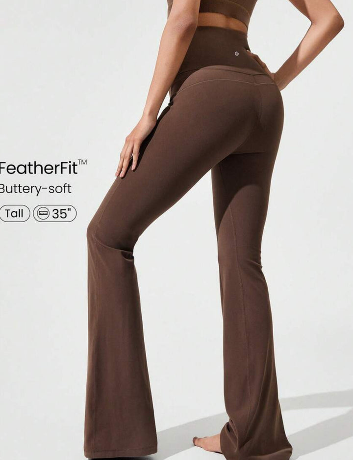 Shein GLOWMODE leggings, barna