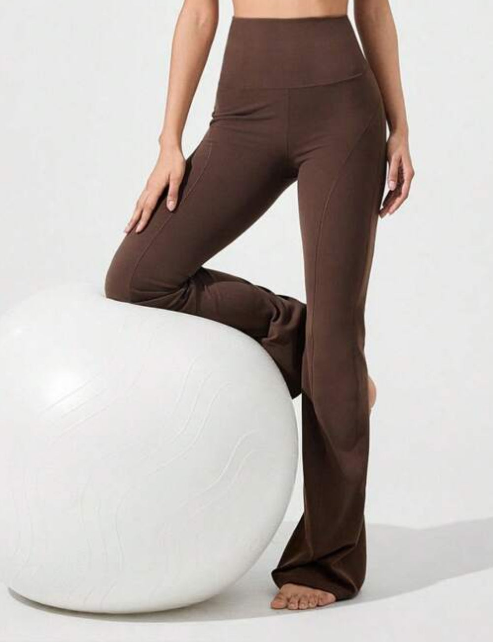Shein GLOWMODE leggings, barna