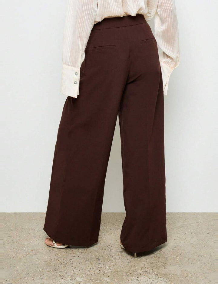 Pantaloni Shein AIIRZ, maro