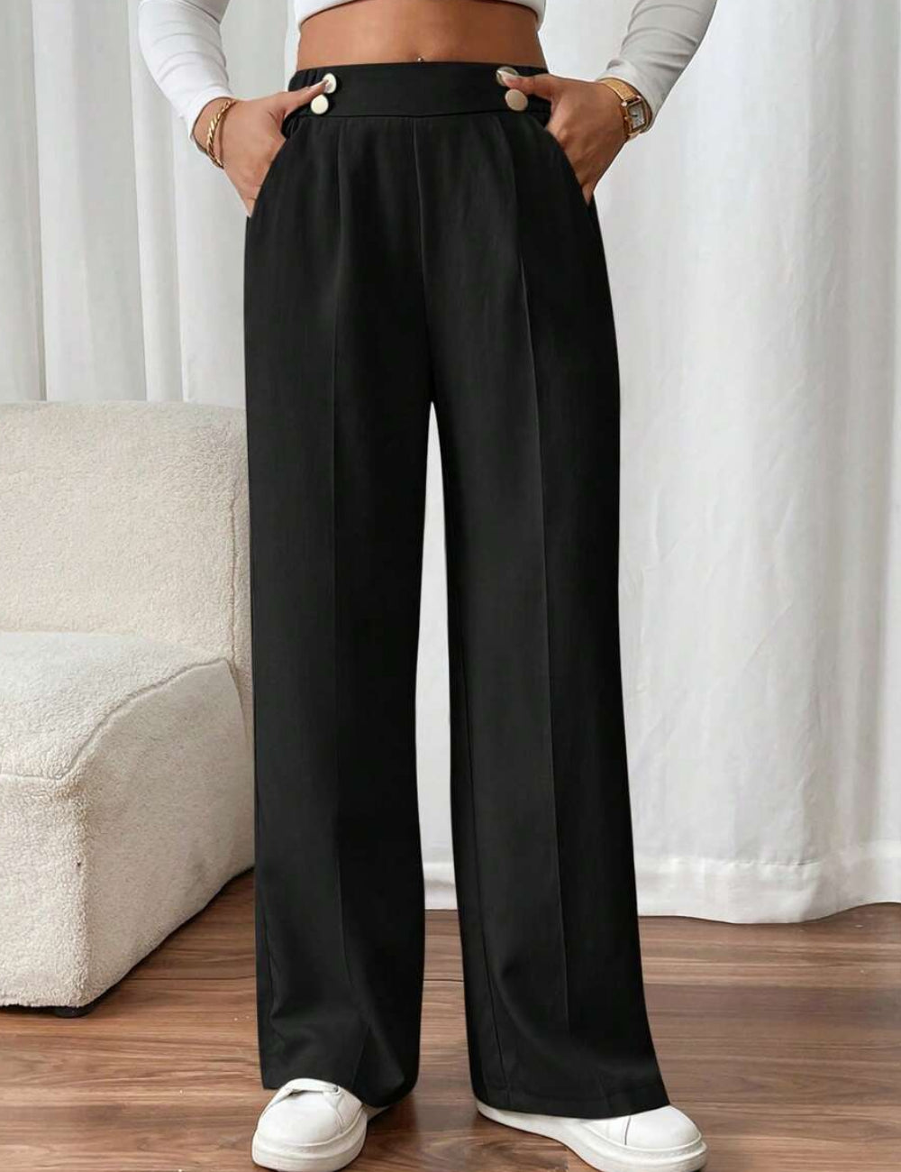 Pantaloni Shein, negru