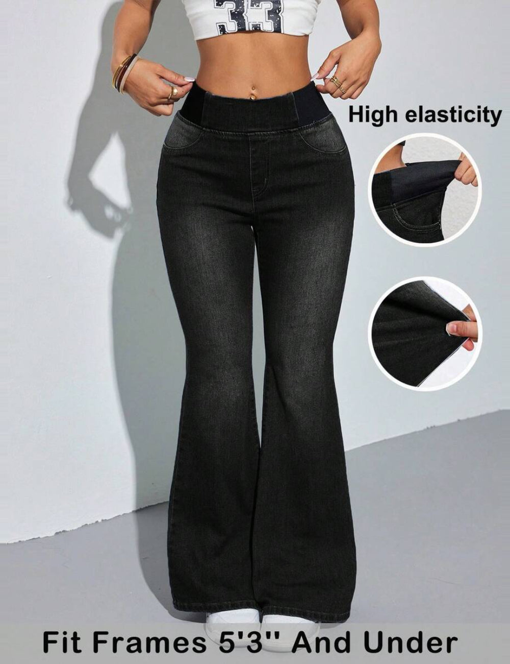 Pantaloni Shein, negru