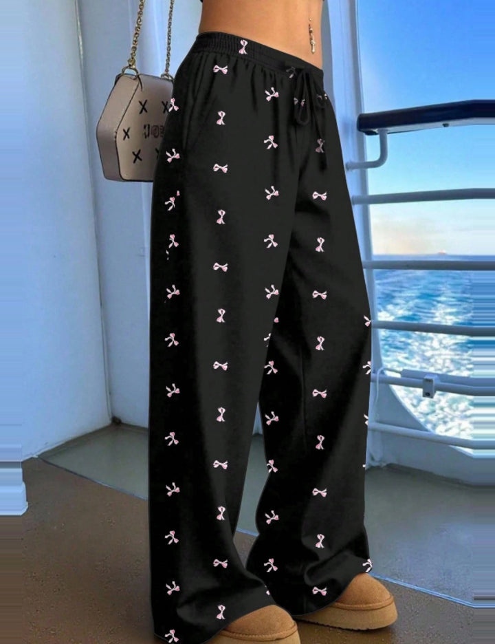 Shein Curve+ nadrág, fekete