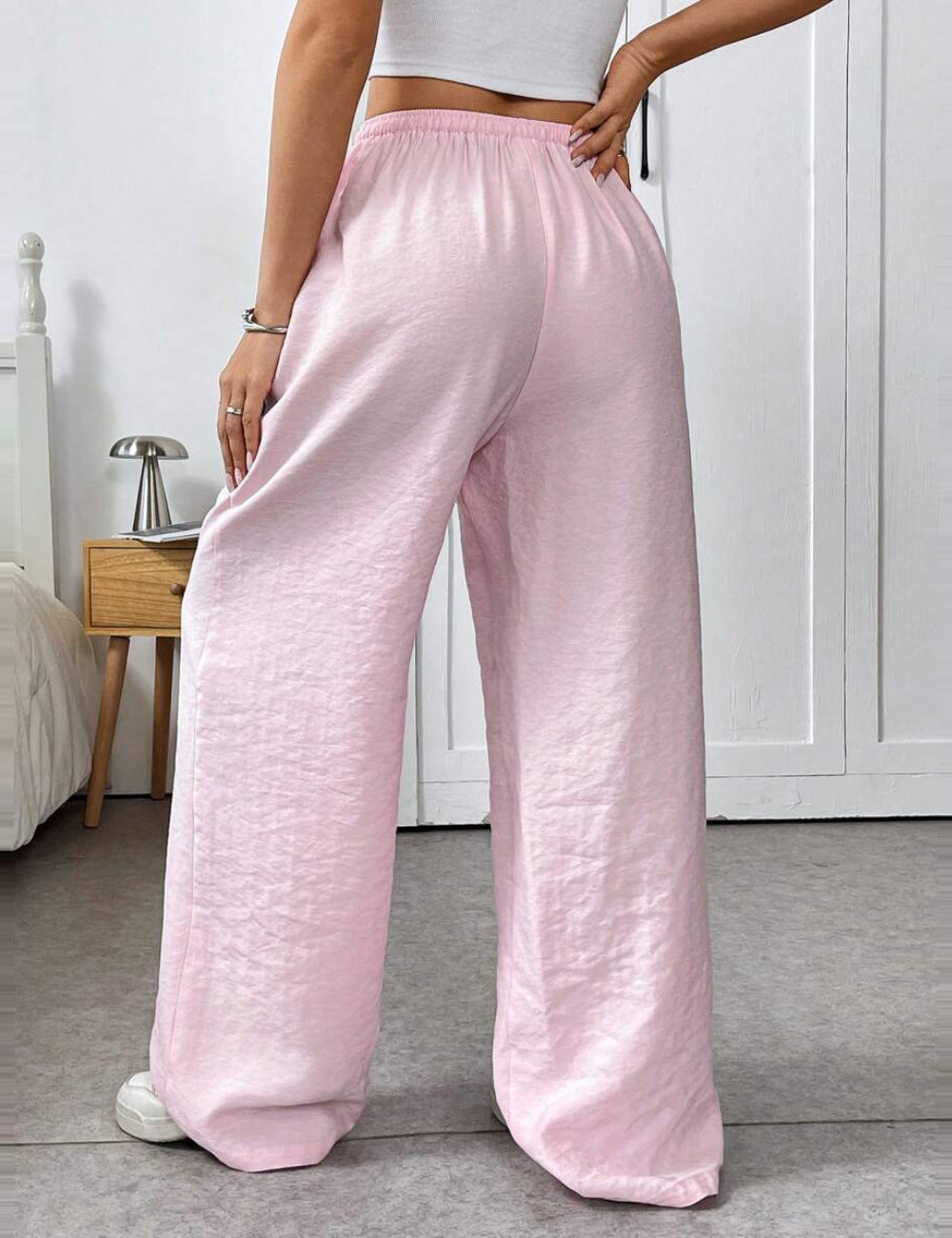 Shein Curve+ nadrág, rózsaszín