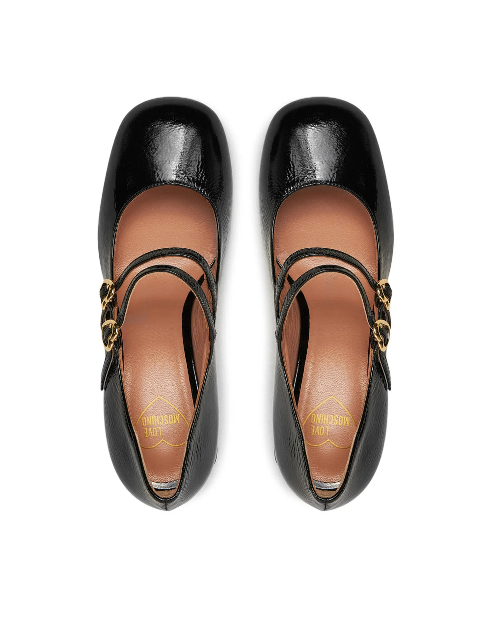 Love Moschino magassarkú cipő, fekete