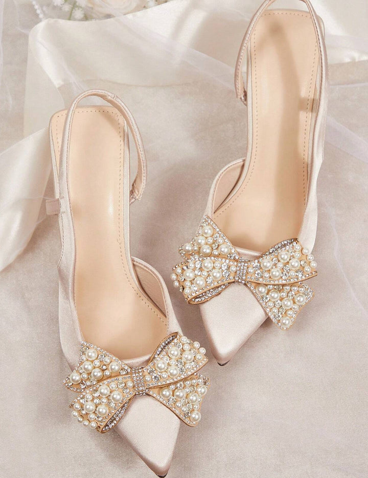 Pantofi cu toc Shein, bej