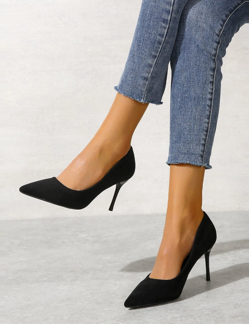Pantofi cu toc Shein, negru