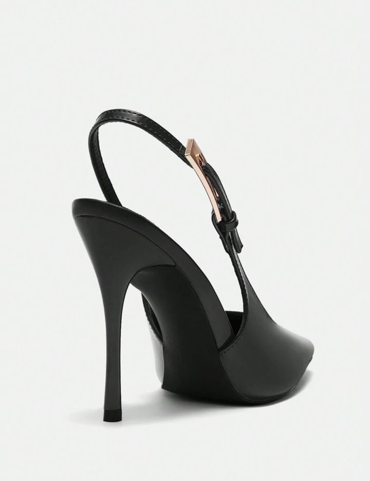 Pantofi cu toc Shein, negru