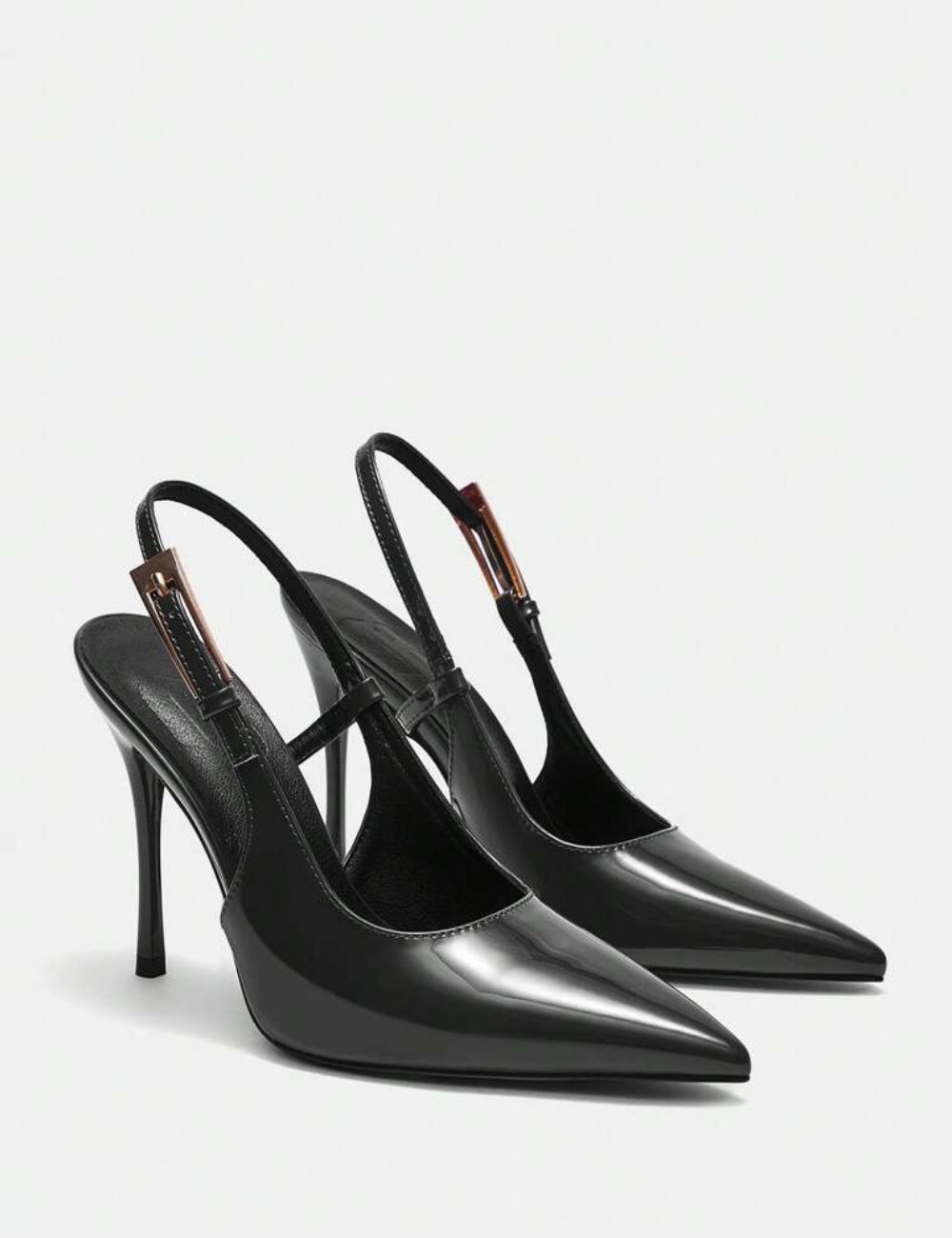 Pantofi cu toc Shein, negru
