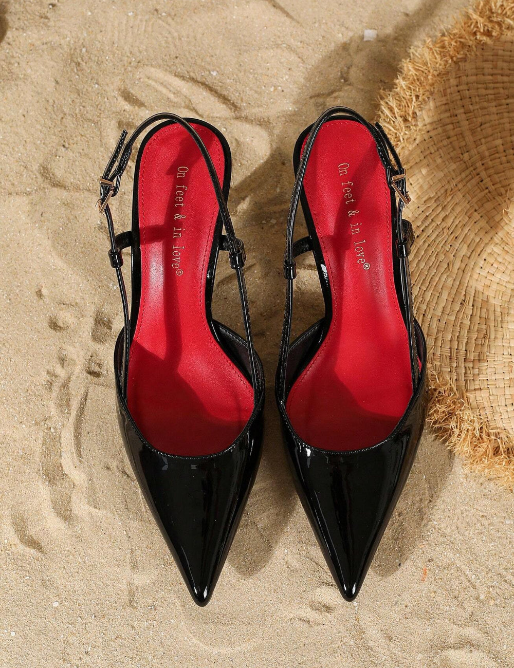 Pantofi cu toc Shein, negru