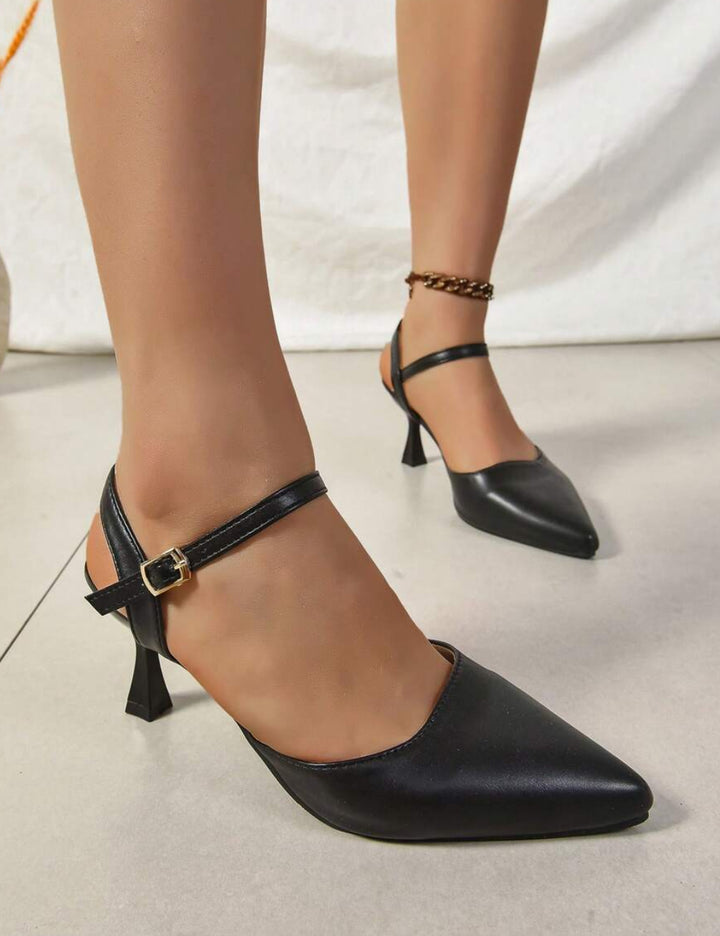 Shein high heels, black
