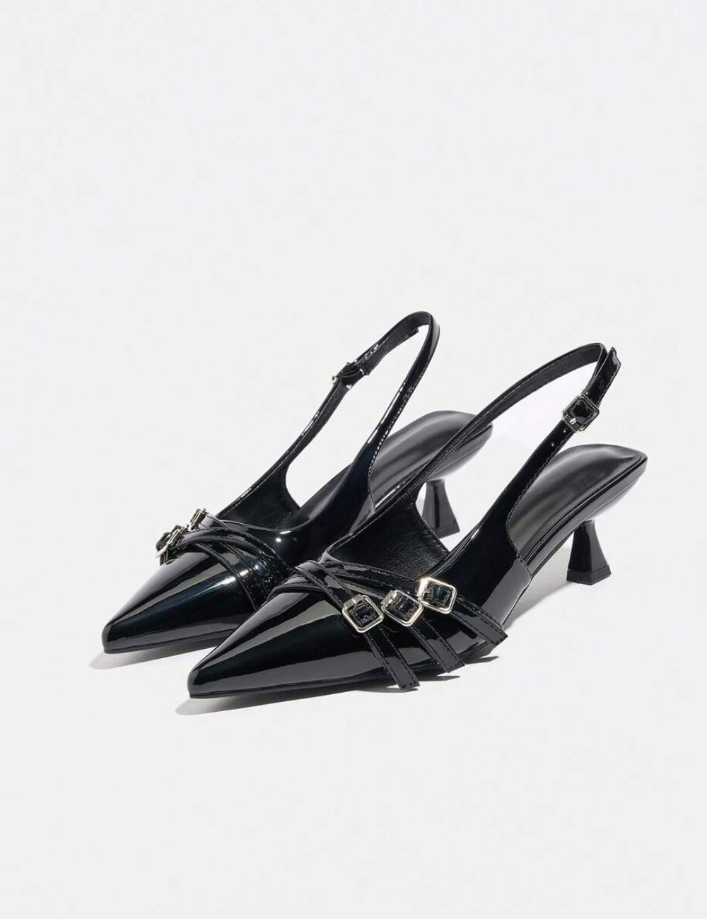 Pantofi cu toc SHEIN, negru