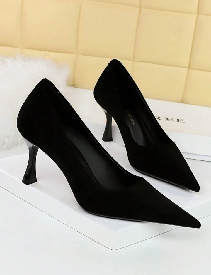 Pantofi cu toc Shein, negru