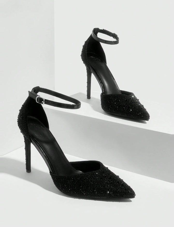 Pantofi cu toc SHEIN, negru
