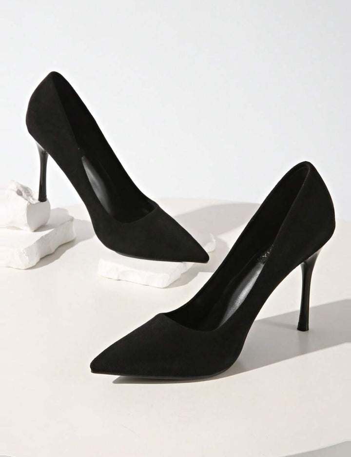 Pantofi cu toc SHEIN, negru