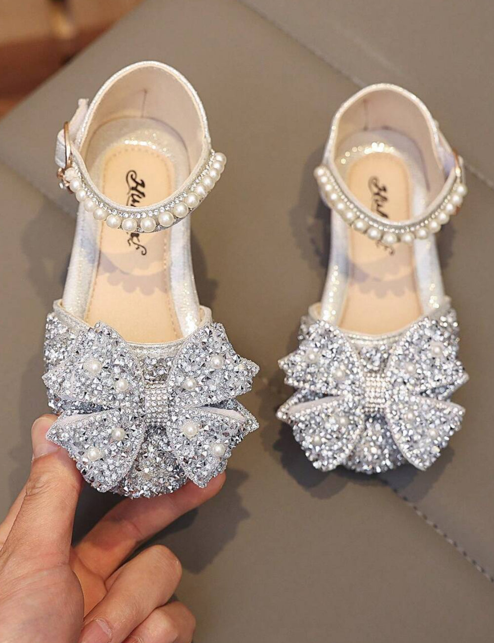 Pantofi Shein, argintiu