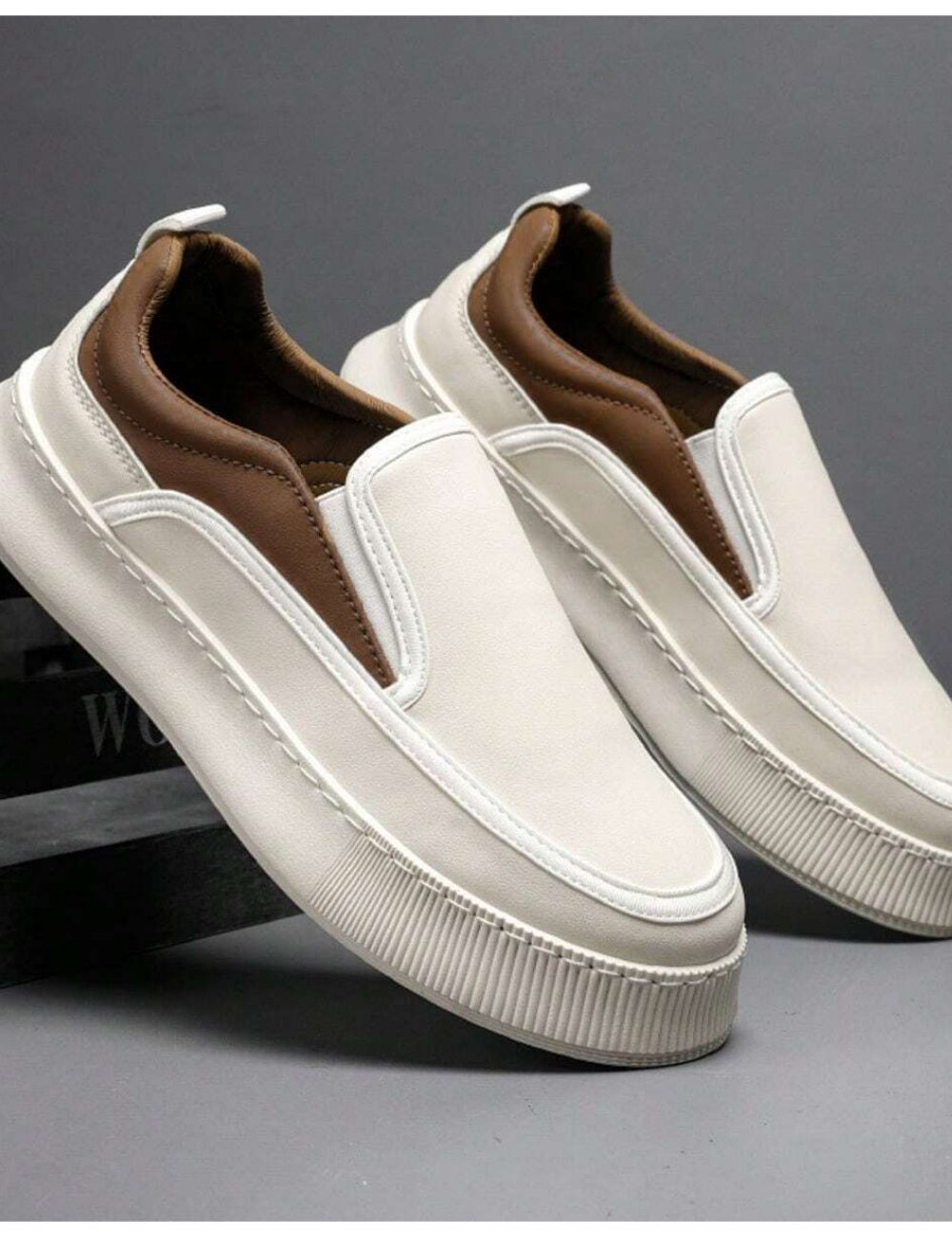 Shein, krémszínű cipők