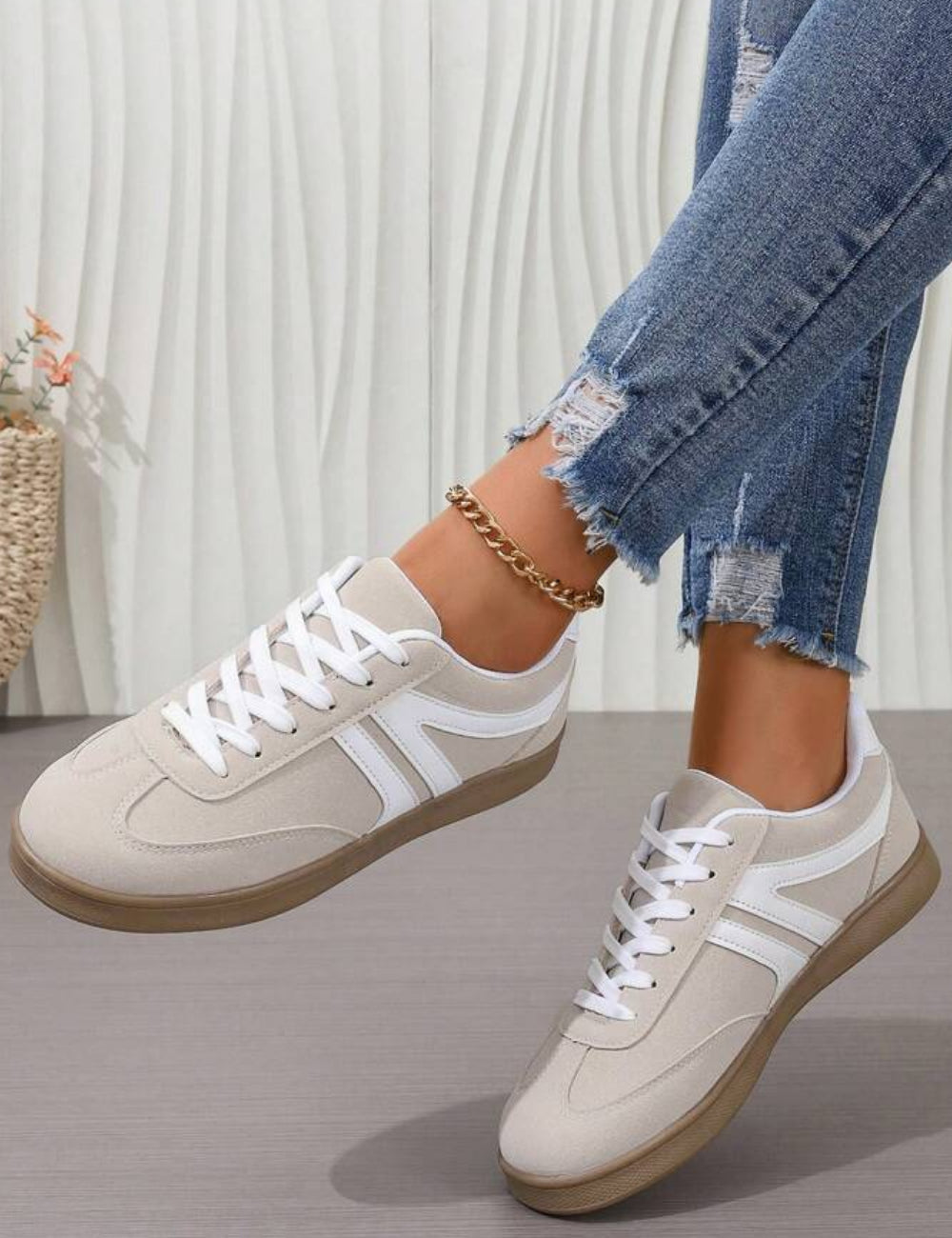 Shein Sport Shoes, Beige