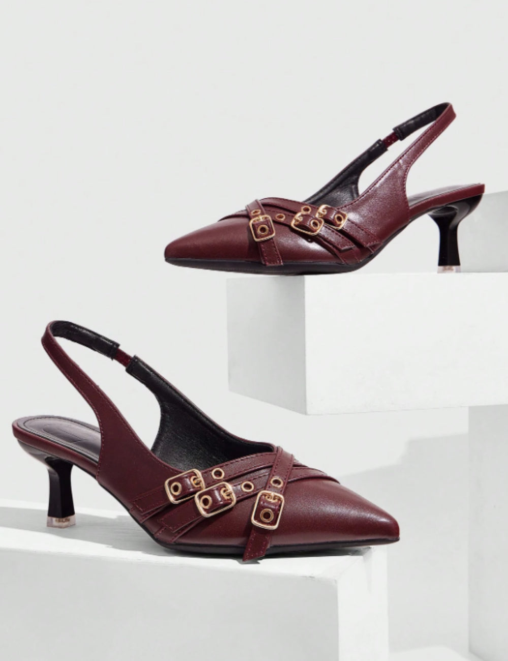 Pantofi Sport Shein CUCCOO, vișiniu
