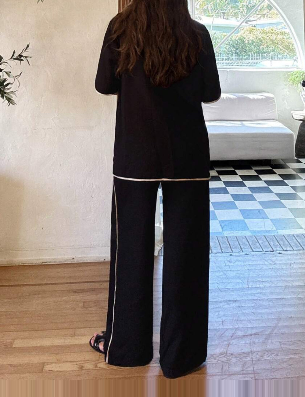 Pijamale Shein, negru