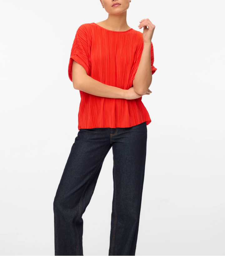 VERO MODA narancssárga póló