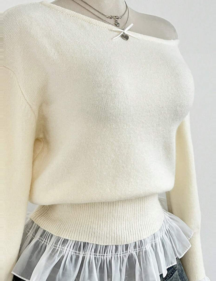 Shein pulóver, krém