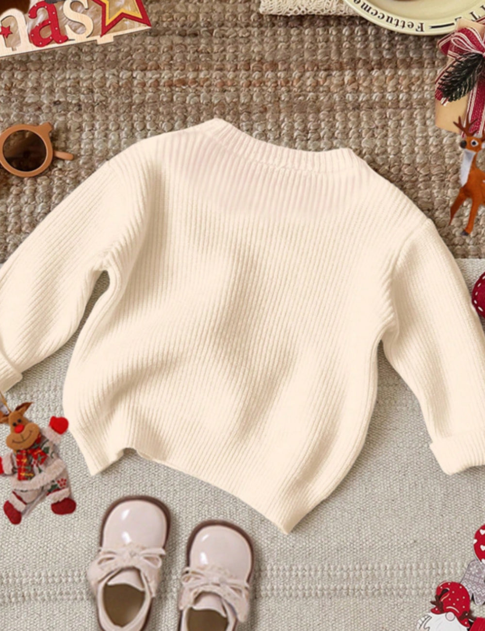 Pulover Shein, crem