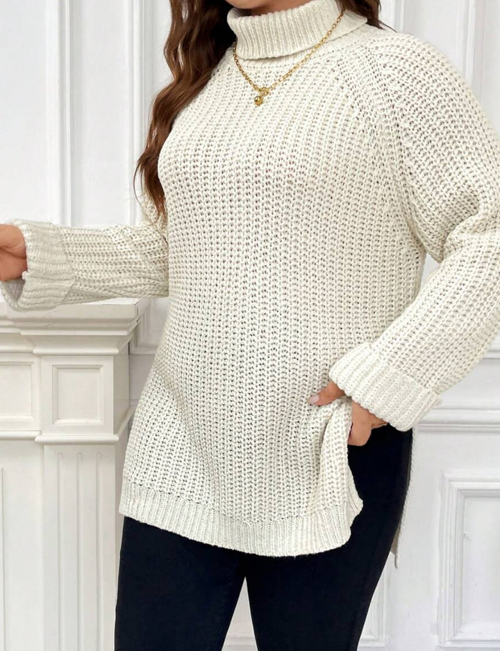 Pulover Shein Curve+, crem