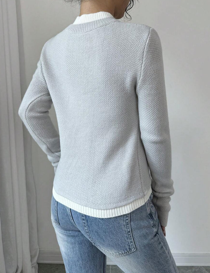 Shein pulóver, szürke
