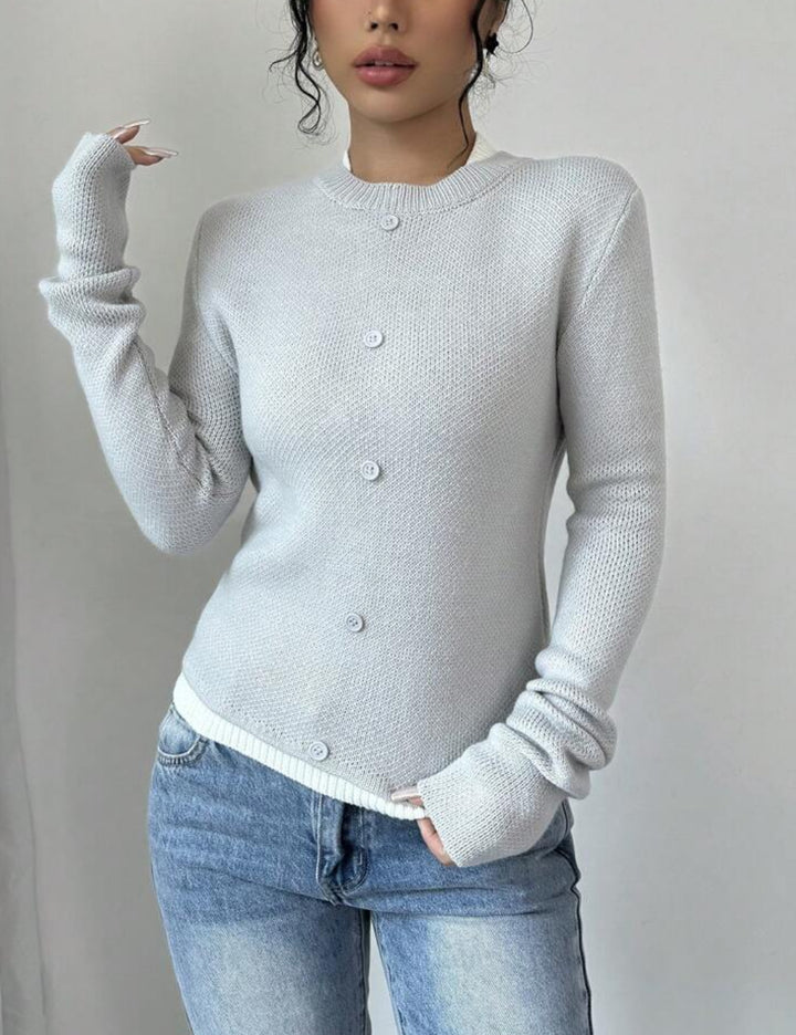 Shein pulóver, szürke