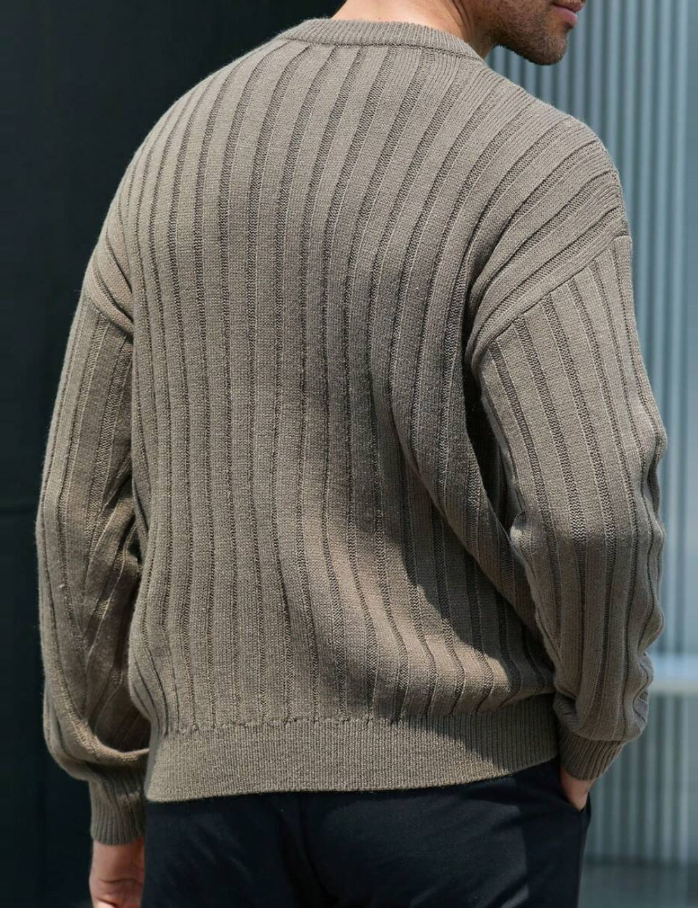 Pulóver Shein MANFINITY, khaki
