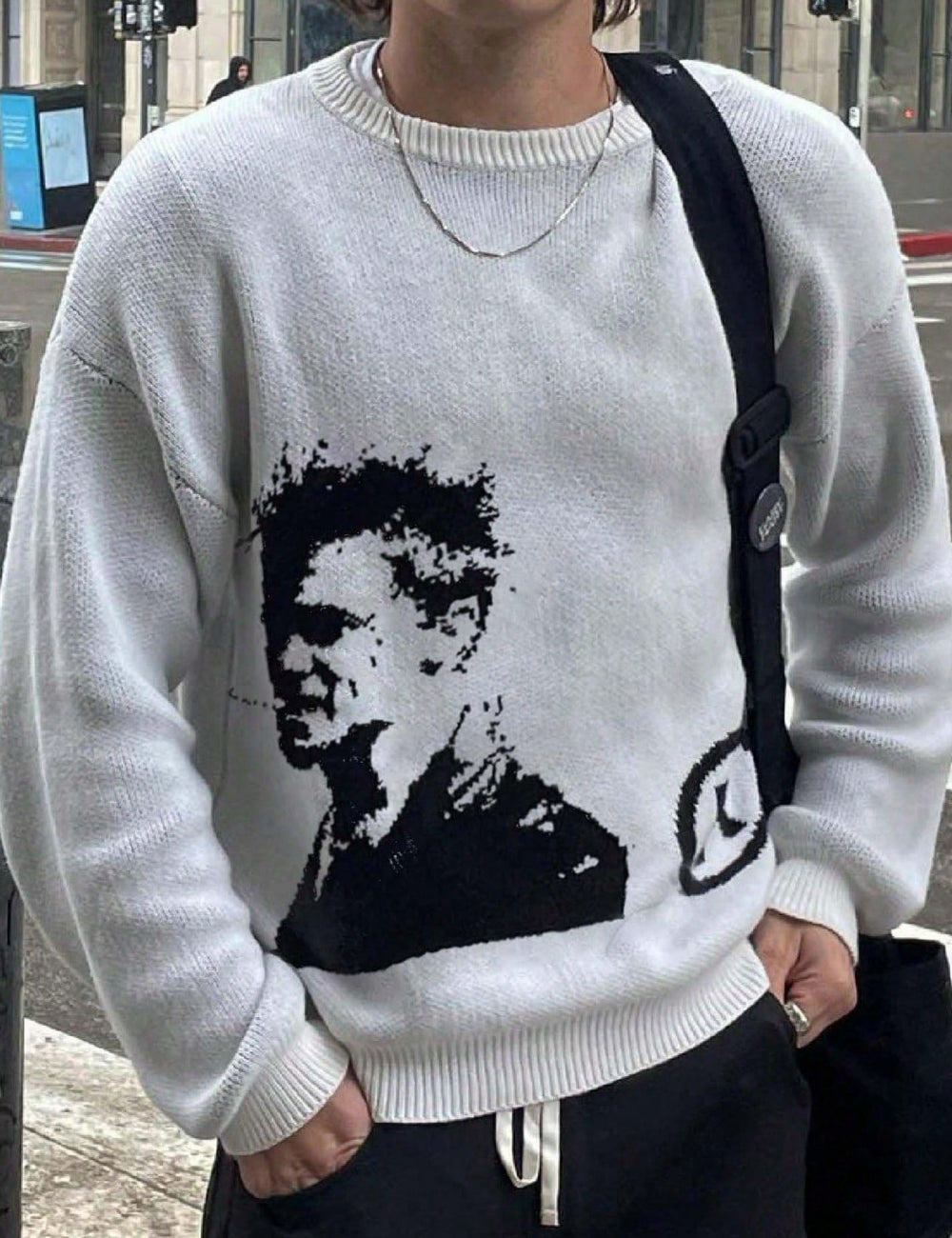 Shein pulóver, színkeverék