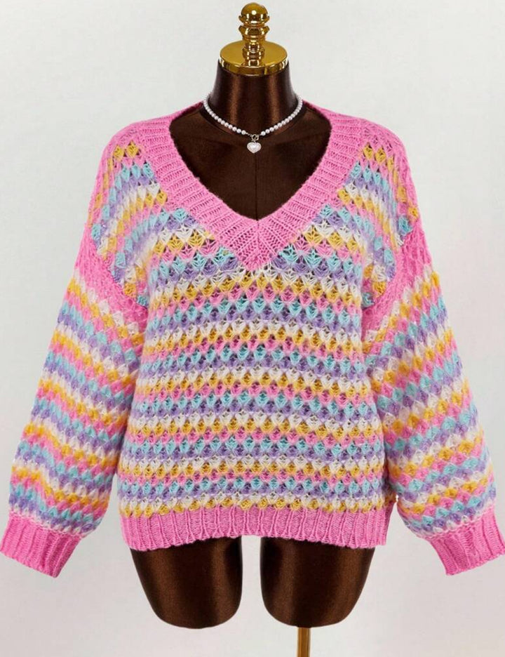 Shein Curve+ pulóver, vegyes színek