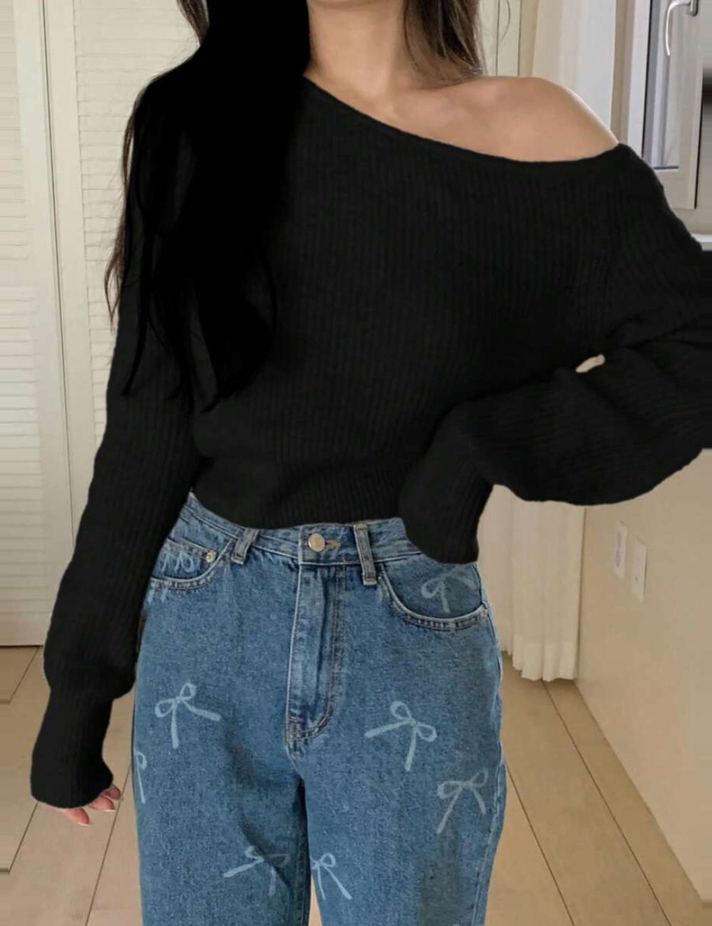 Pulover Shein, negru