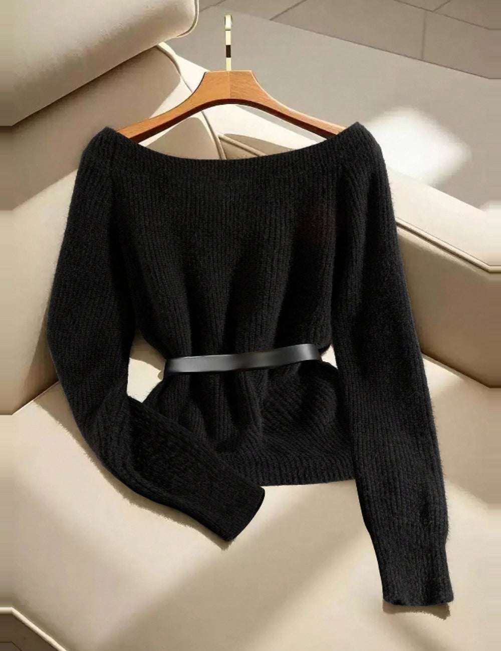 Pulover Shein, negru