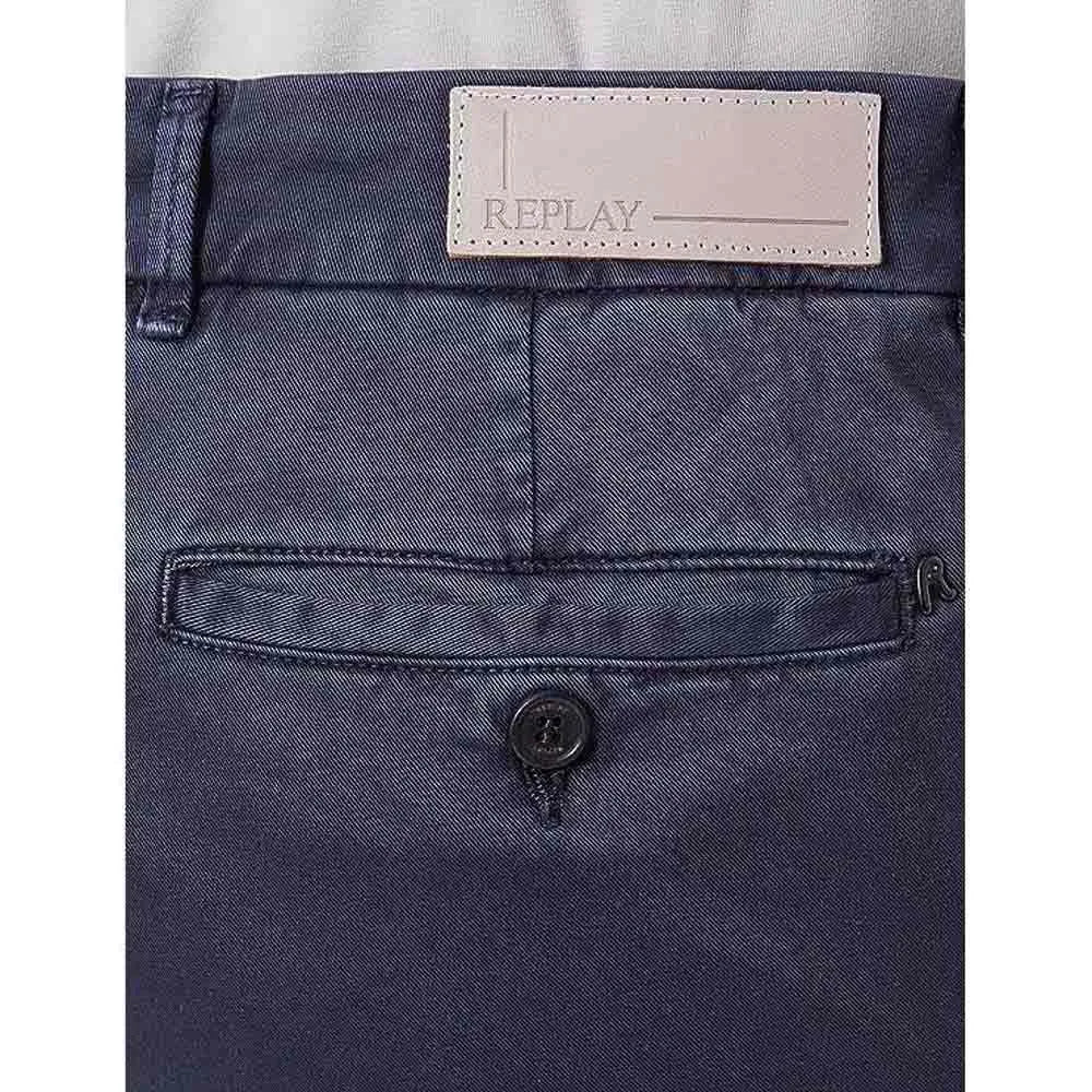 Pantaloni REPLAY, bleumarin