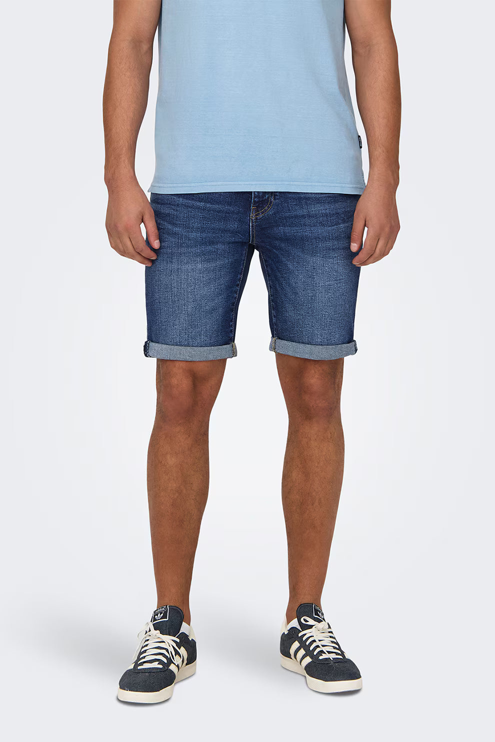 Pantaloni scurți Only&Sons, albastru