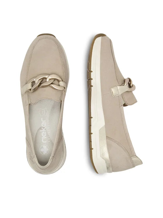 Pantofi RIEKER, bej