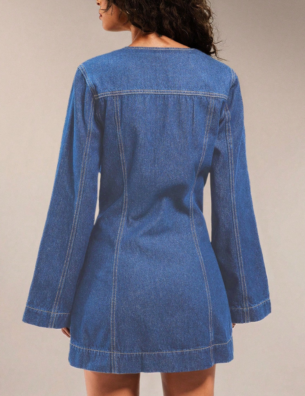 Shein Denim Dress, Blue
