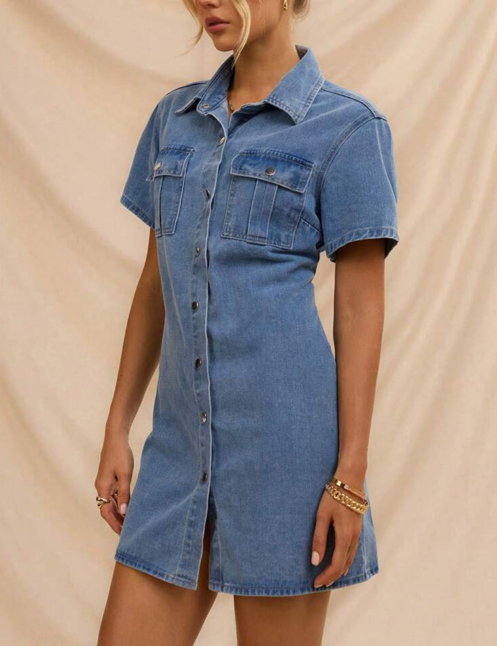 Rochie de blugi Shein, albastru