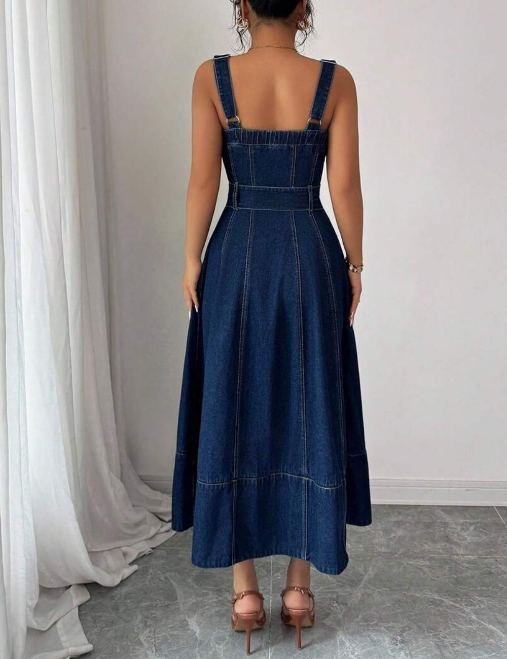 Shein farmerruha, kék
