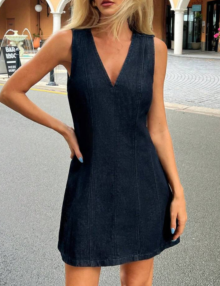 Shein Forever 21 denim dress, blue