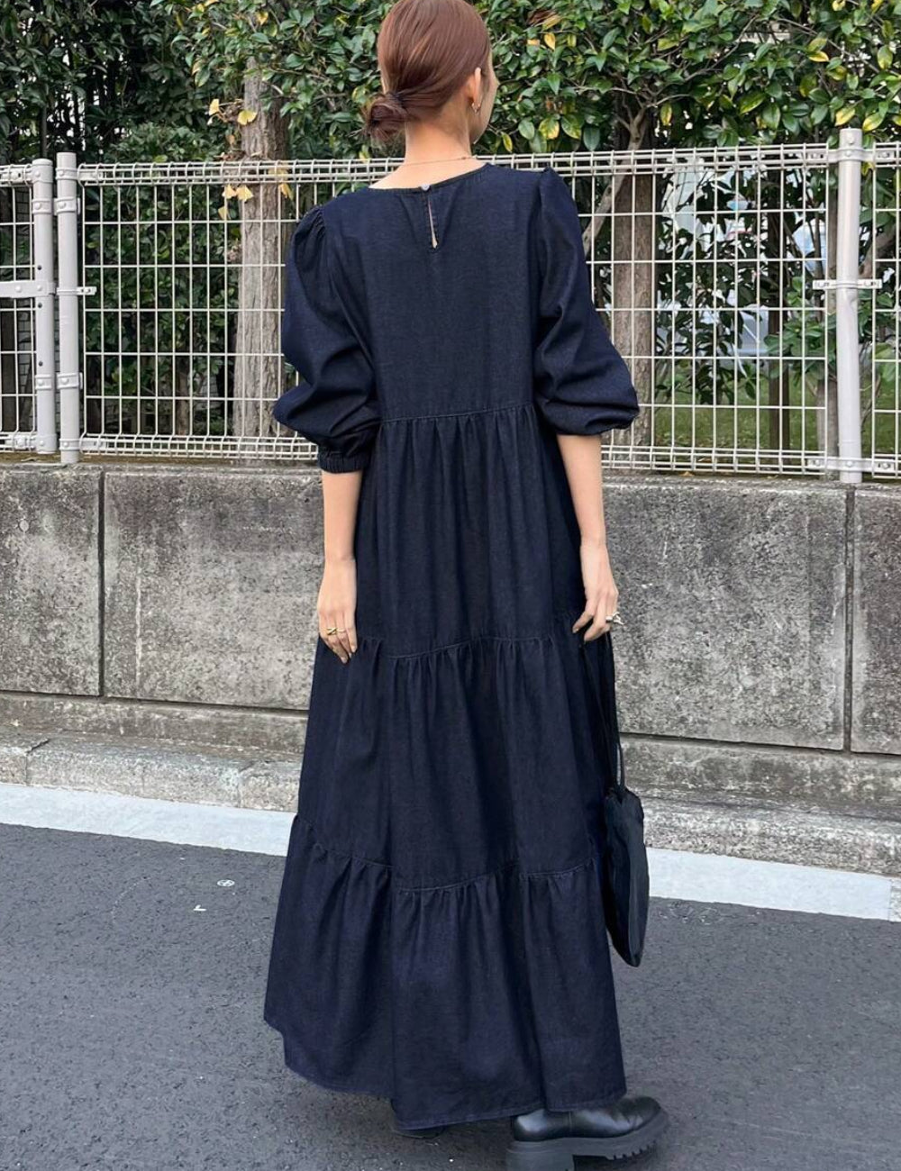 Shein FRIFUL Farmerruha, kék