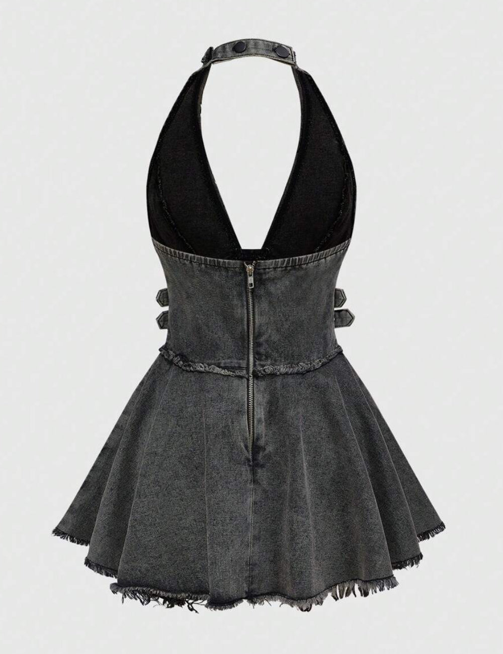 Rochie de blugi Shein Romwe, gri