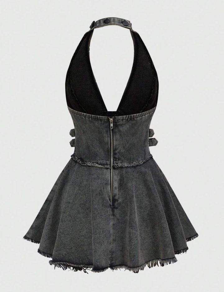 Rochie de blugi Shein Romwe, gri