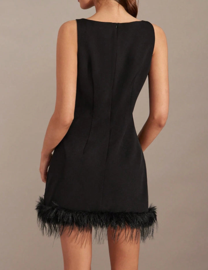 Shein fekete csipkeruha