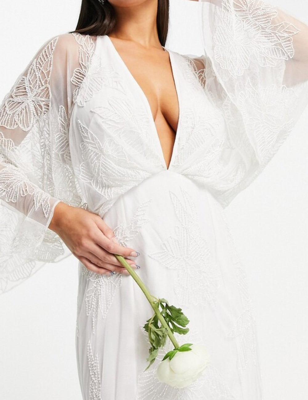 Rochie de mireasă ASOS, alb