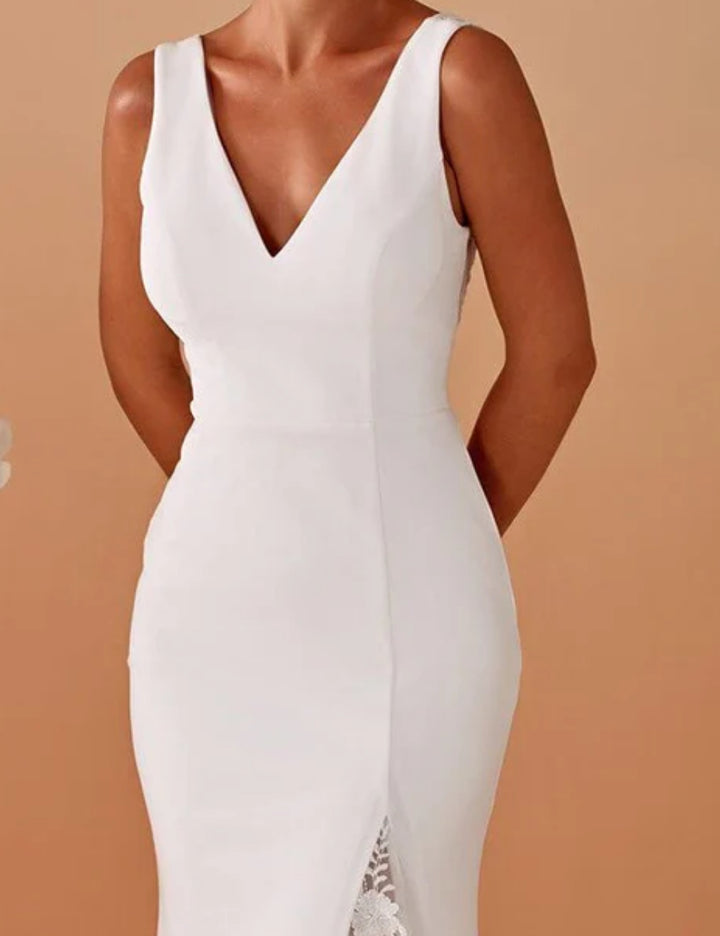 Shein Ever Pretty Wedding Dress, White