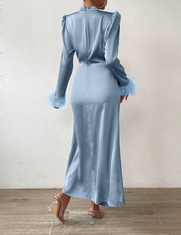 Shein Curve+ alkalmi ruha, kék